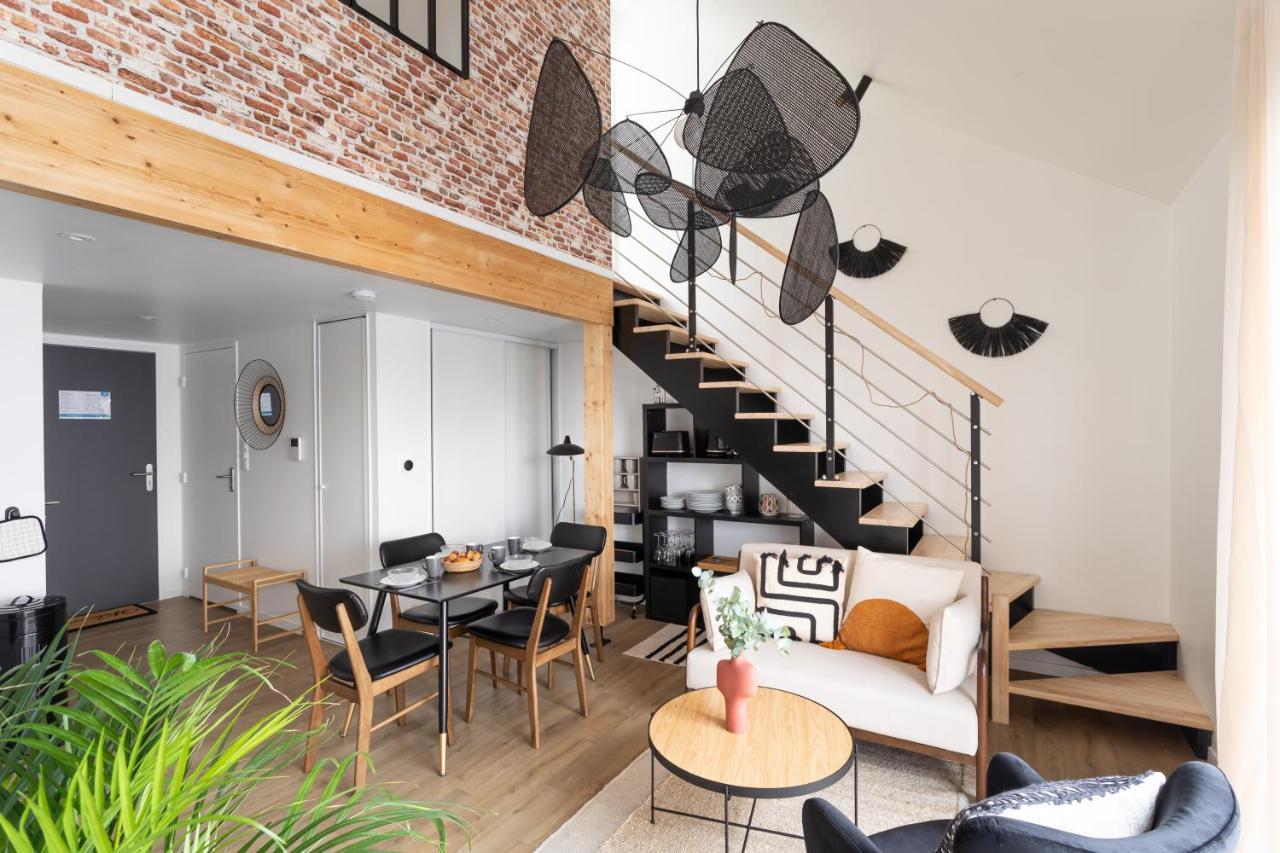 Le Saint Martin Bis - Bel Appartement Moderne Et Confortable Rennes Dış mekan fotoğraf