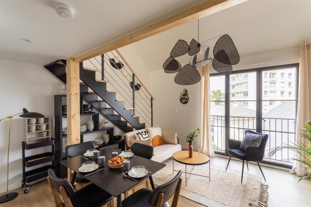 Le Saint Martin Bis - Bel Appartement Moderne Et Confortable Rennes Dış mekan fotoğraf